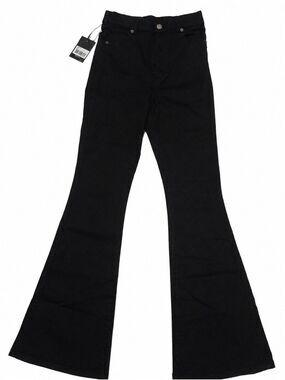 DR DENIM Moxy Flare Black Super Skinny High-Rise Jeans Medium /30L NWT